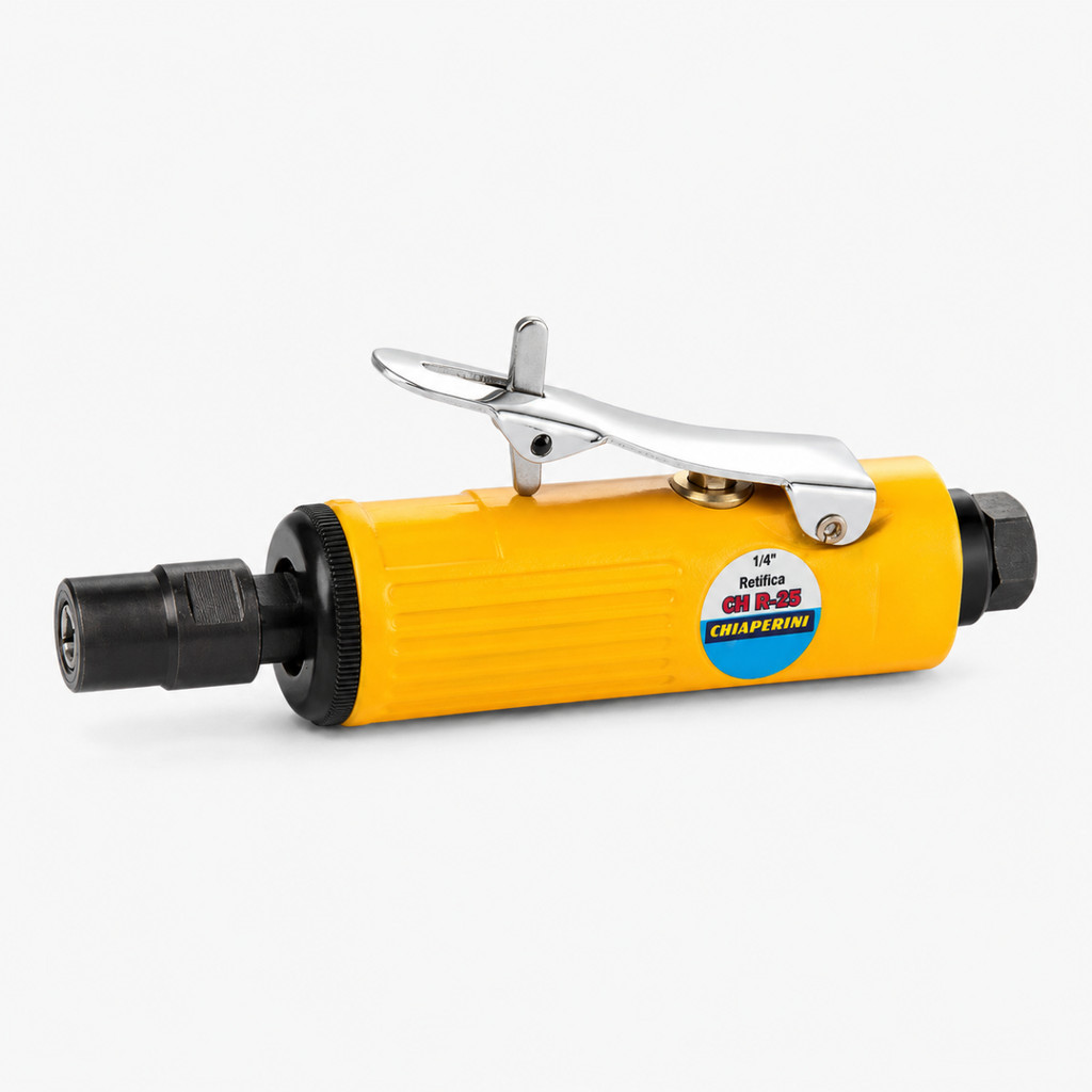 Retífica Pneumática 1/4 Chiaperini CH R-25 25000 RPM Profissional para Compressor