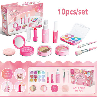 Conjunto De Cosméticos De Simulação , Joias Sem Maquiagem E Acessórios De Cabelo Com , Presente De Aniversário