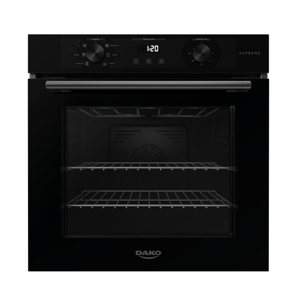 Forno Embutir Elétrico Dako Supreme 80L Digital Preto 220V