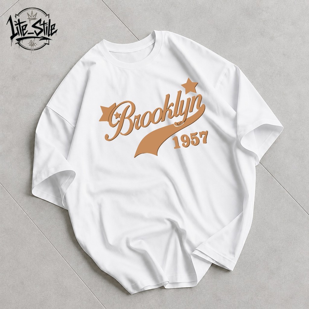 Camiseta Brooklyn Streetwear Moda de Rua Masculina Feminina 100% Algodão Premium Lançamento Envio Imediato