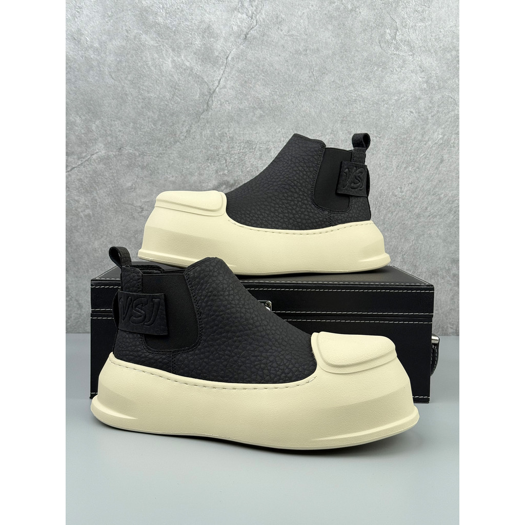 Sapatos de cano alto masculinos 2026 novo estilo manga tênis masculinos de um Pedal aumentando sapatos masculinos sapato