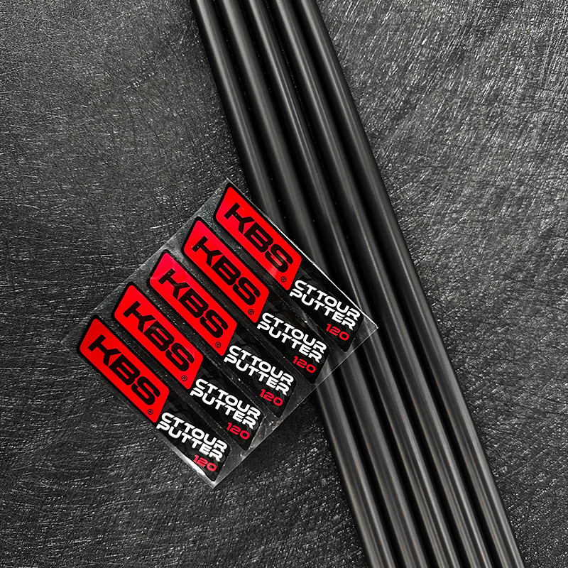Original autêntico KBS golf preto fosco Putter eixo sem seção 370 diâmetro externo clube de golfe eixo de aço