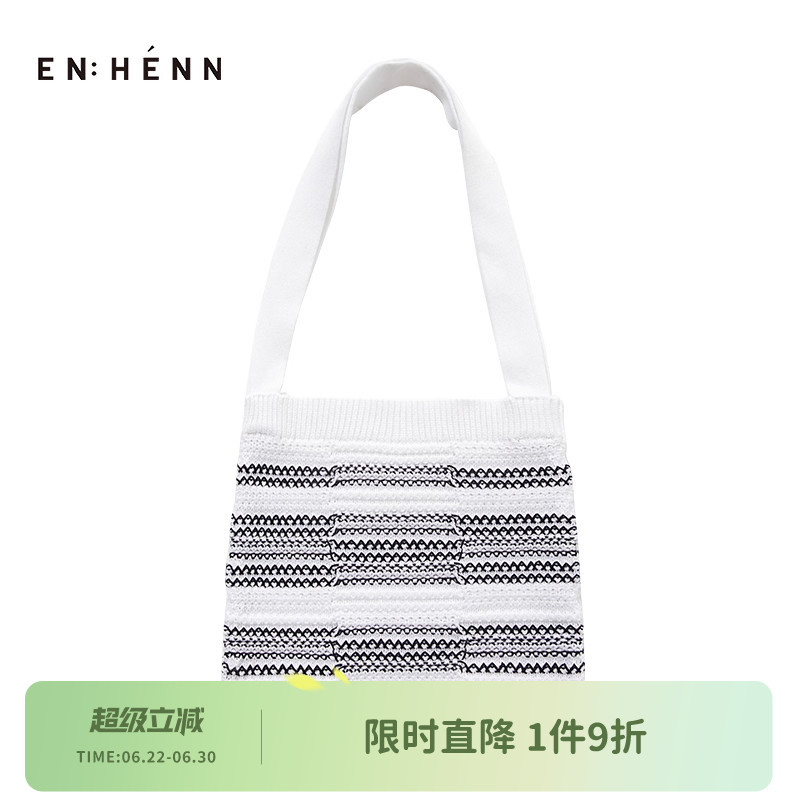 Enhenn roupas infantis meninas bebê bolsa de malha primavera outono moda infantil bolsa mensageiro de um ombro portátil