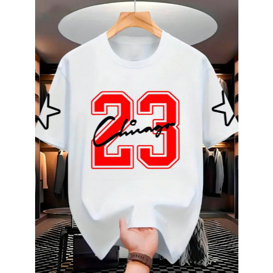 Camiseta Oversized Chicago Estilosa Confortavel Camisa Basquete Academia T-Shirt Casual