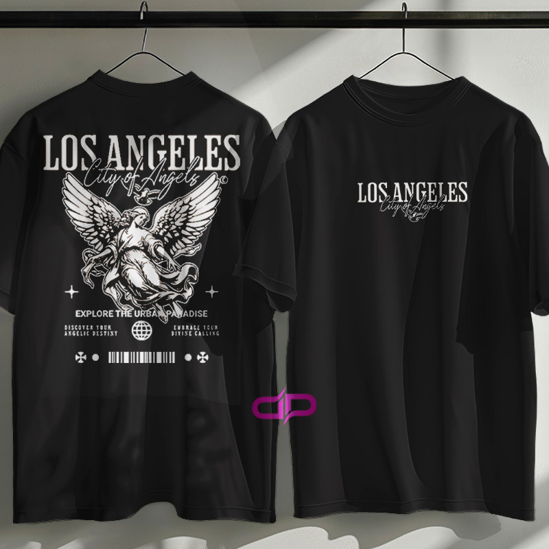 Camisa Camiseta Unissex Los Angeles Angel StreetWear Oversized