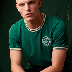 Camisa Palmeiras Paulista 1976 Edição 50 Anos Verde Masculina - Linha Premium