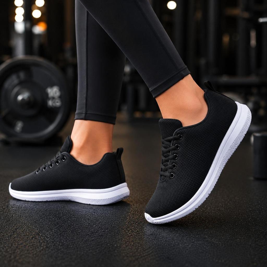 Tênis Esportivo Academia Feminino Masculino Caminhada Corrida Fitness Leve Macio Confortável Solado Antiderrapante