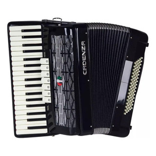 Acordeon Cadenza 80 Baixos Cd80/37 Preto C/bag Preto