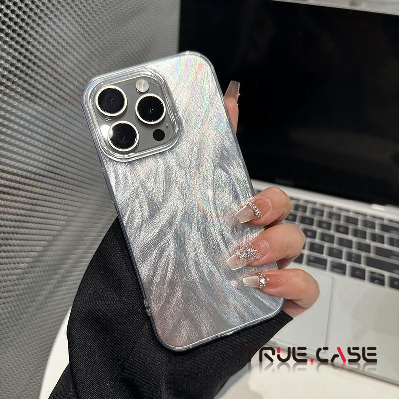 capinha de celular com textura brilhante glitter para iphone 17 16 15 14 13 12 11 pro max xs 7 e 8 plus paca