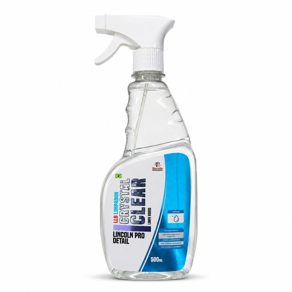 Limpa Vidros Lincoln LL6 Crystal Clear 500ml Sem Marcas