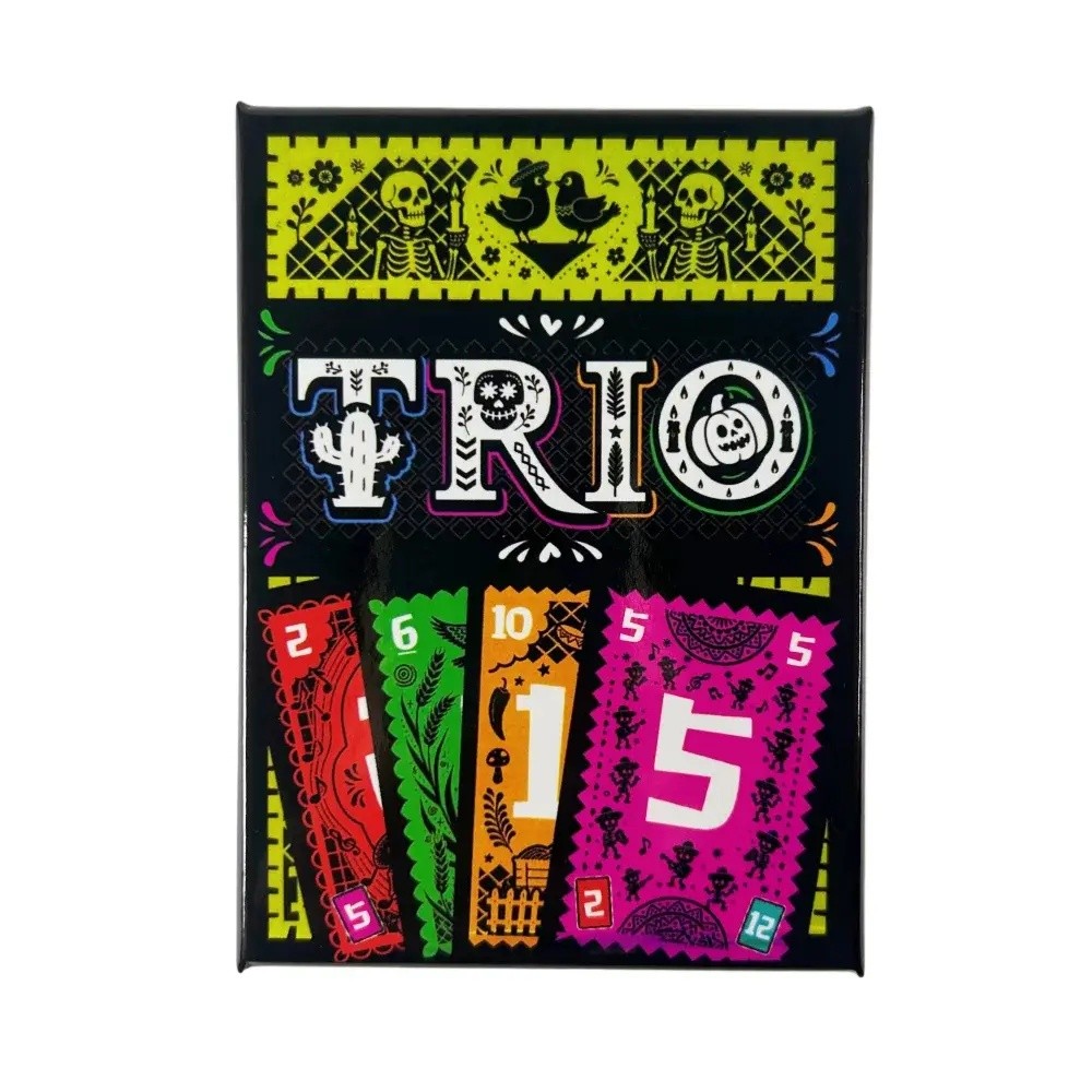 Jogo de Cartas TRIO Strategic Dedicated Deck, Brinquedo de Correspondência para Festas em Família para 3-6 Jogadores, Pr