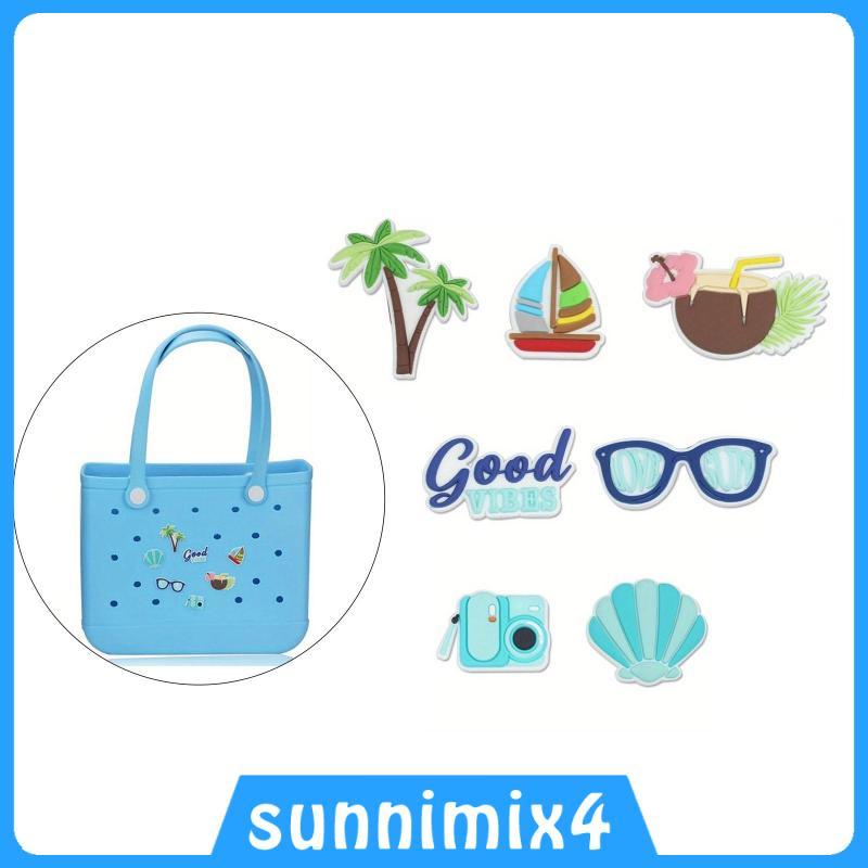 [Sunnimix4] 7 Peças De Bolsa De Praia De Verão Amuletos De Acessórios Para O Ao Ar Livre