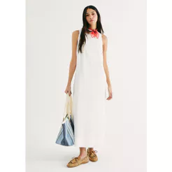 Vestido Midi Peach Touch Evasê