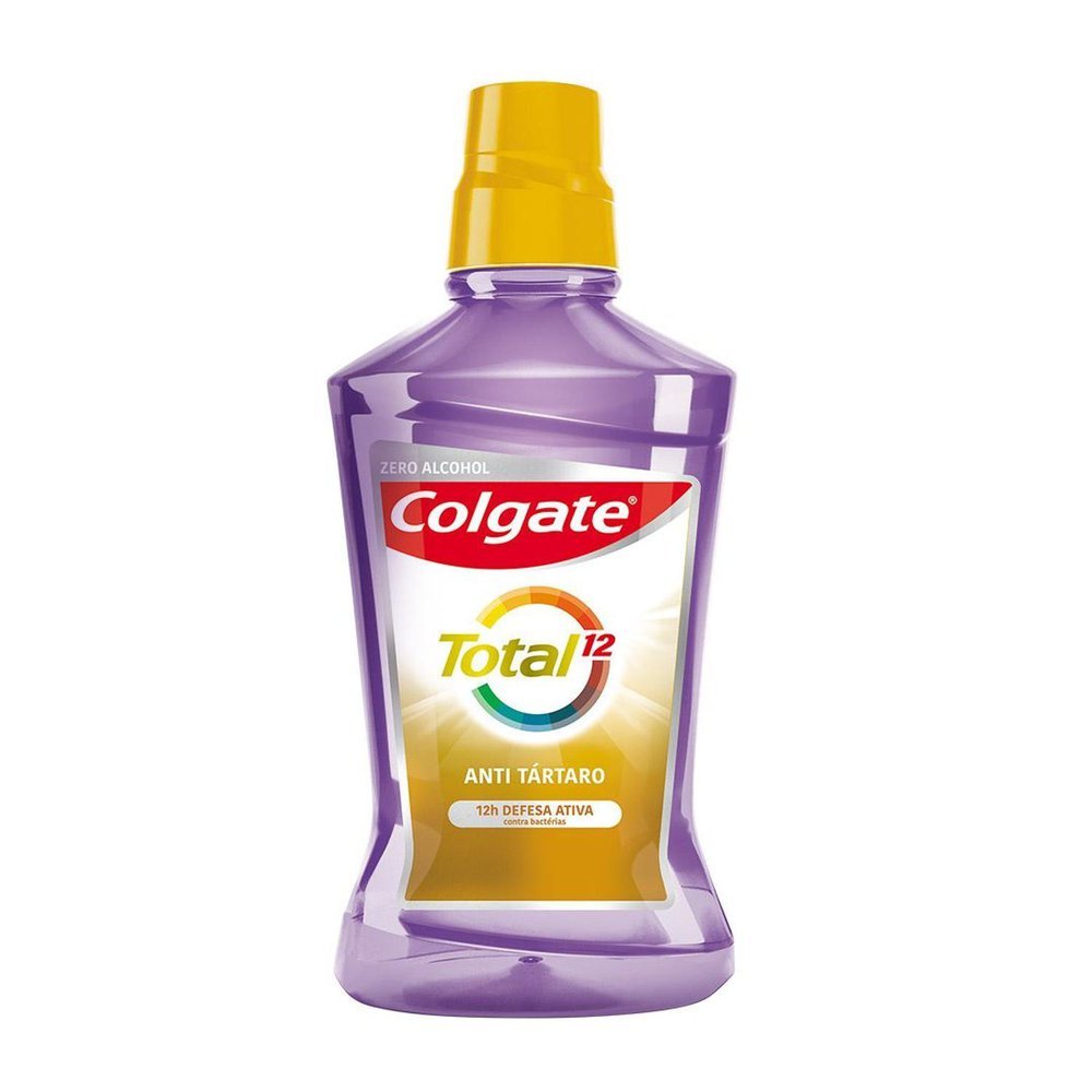 Enxaguante Bucal Colgate Total 12 Anti Tartar Sem Álcool 500ml