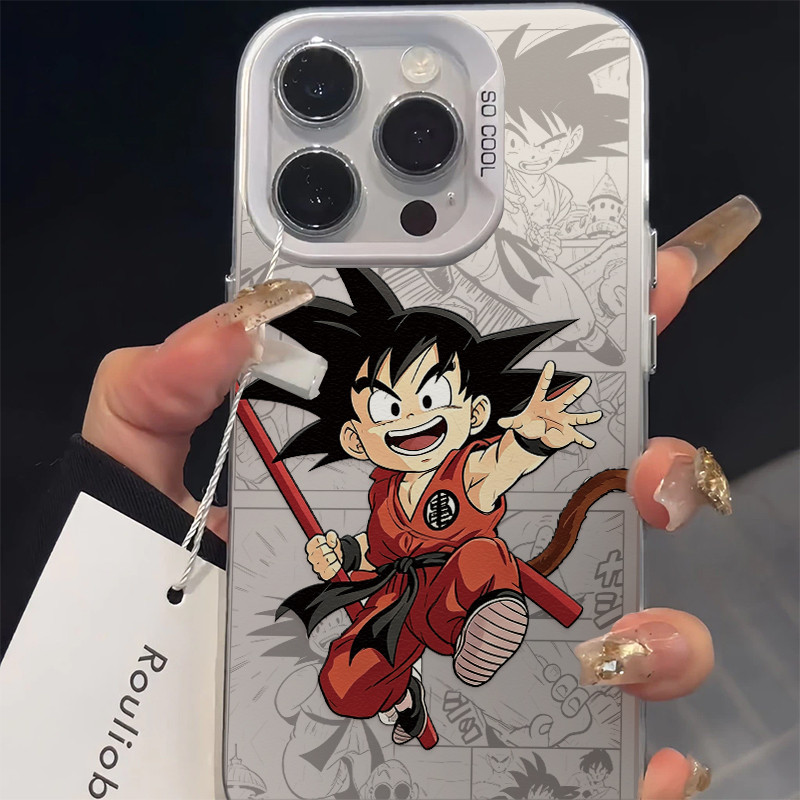Capinha Capa Para Redmi A2 A3 A5 10C 12 13 14C POCO X3 X5 PRO Note8 9 10 11 12 13 À Prova de Choque Fosca Dragon Ball — imagem 2 de 2