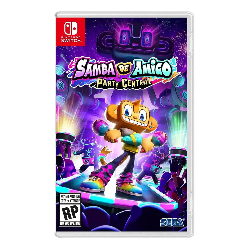 Samba De Amigo Party Central Switch Mídia Física Sega Novo