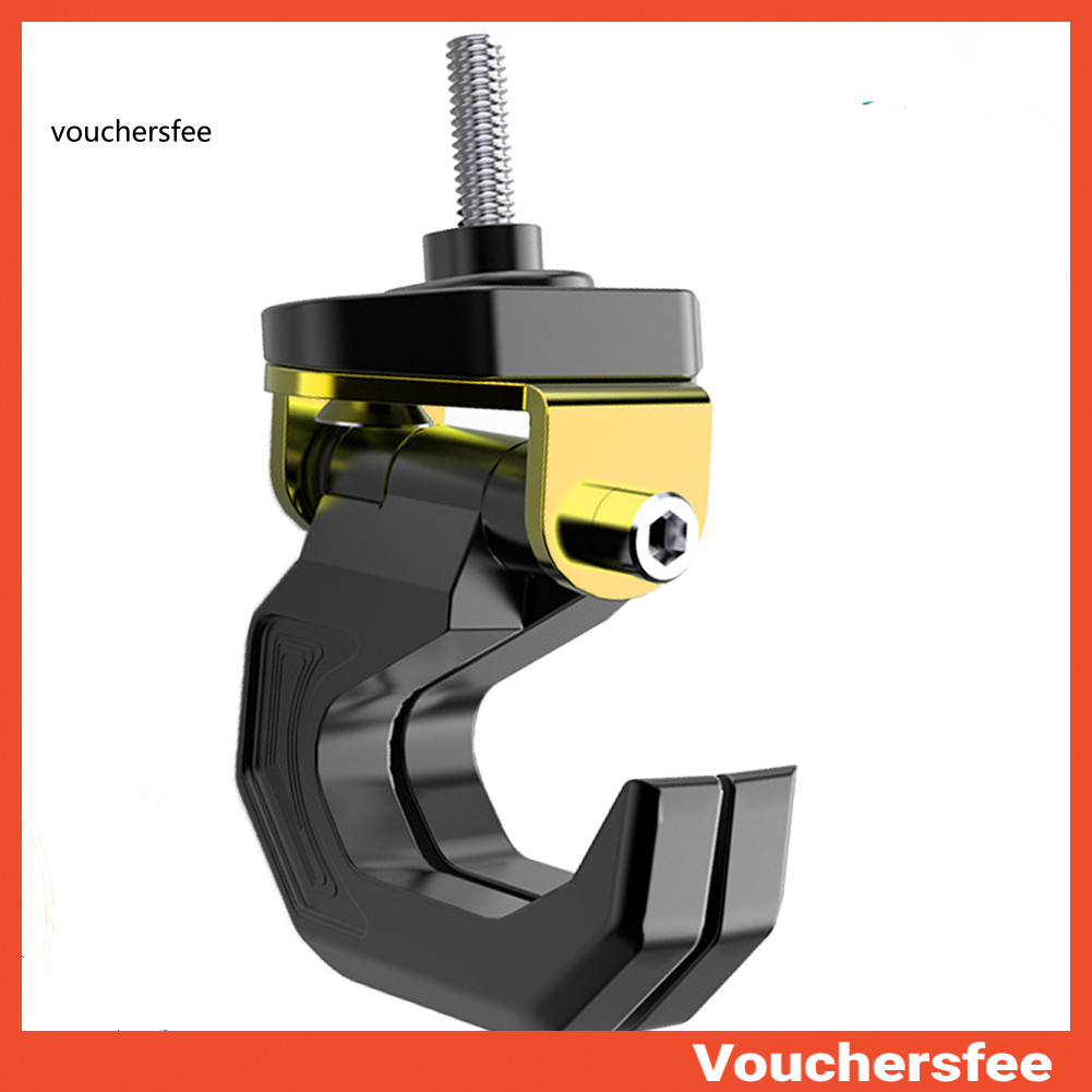 [VOU] Cabide Universal De Metal Para Motocicleta E Scooter Com Gancho Duplo Capacete De Bagagem