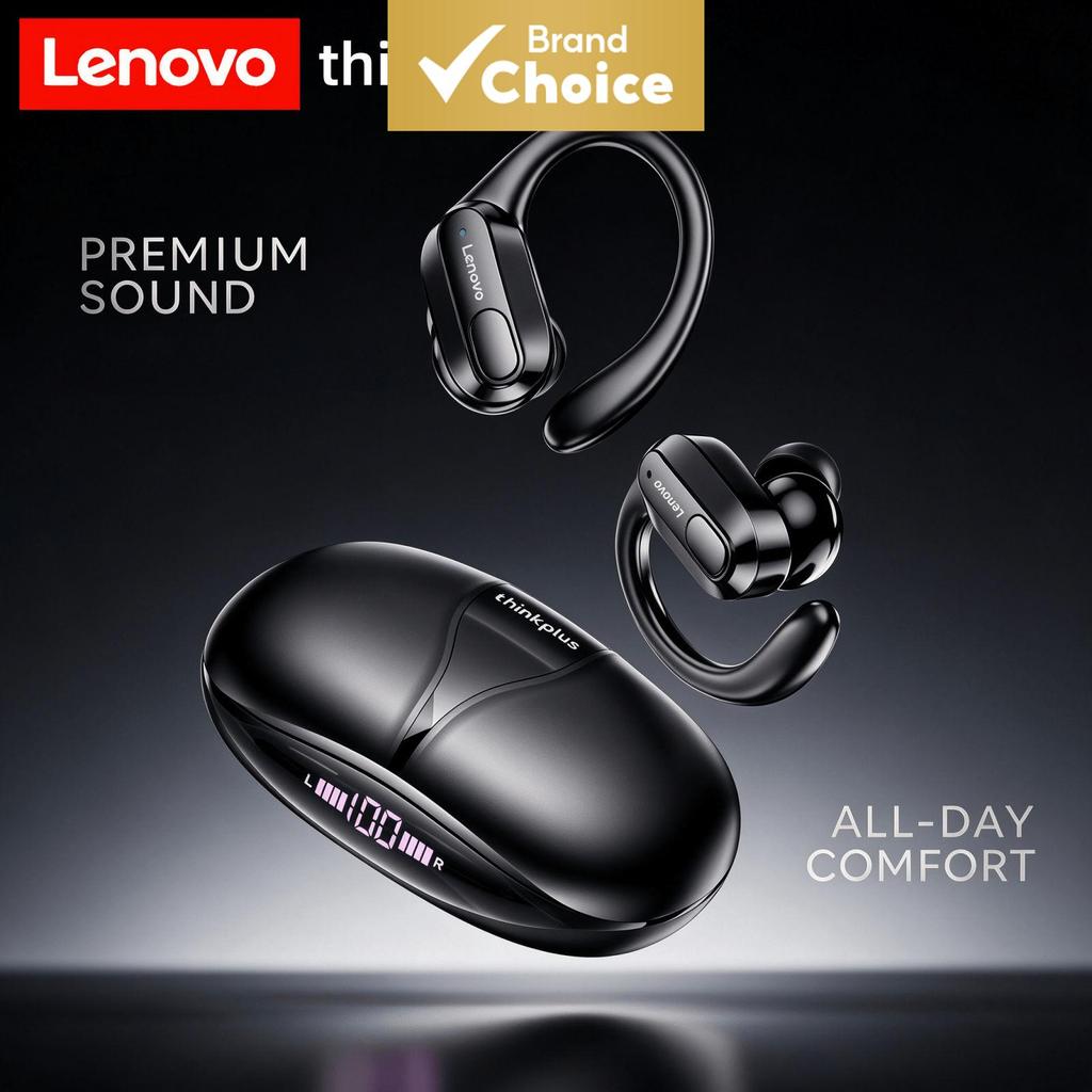 Fones De Ouvido Lenovo XT80 Sem Fio Bluetooth Ganchos TWS Com Redução De Ruído HD Microfone Voz Clara 30H Playtime À Pro