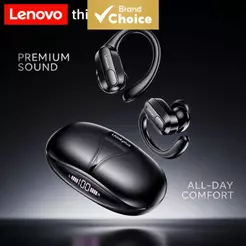Fones De Ouvido Lenovo XT80 Sem Fio Bluetooth Ganchos TWS Com Redução De Ruído HD Microfone Voz Clara 30H Playtime À Pro