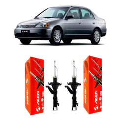 Par Amortecedor Dianteiro Honda Civic 2001 Até 2002