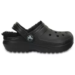 Sandália crocs classic lined k black/black