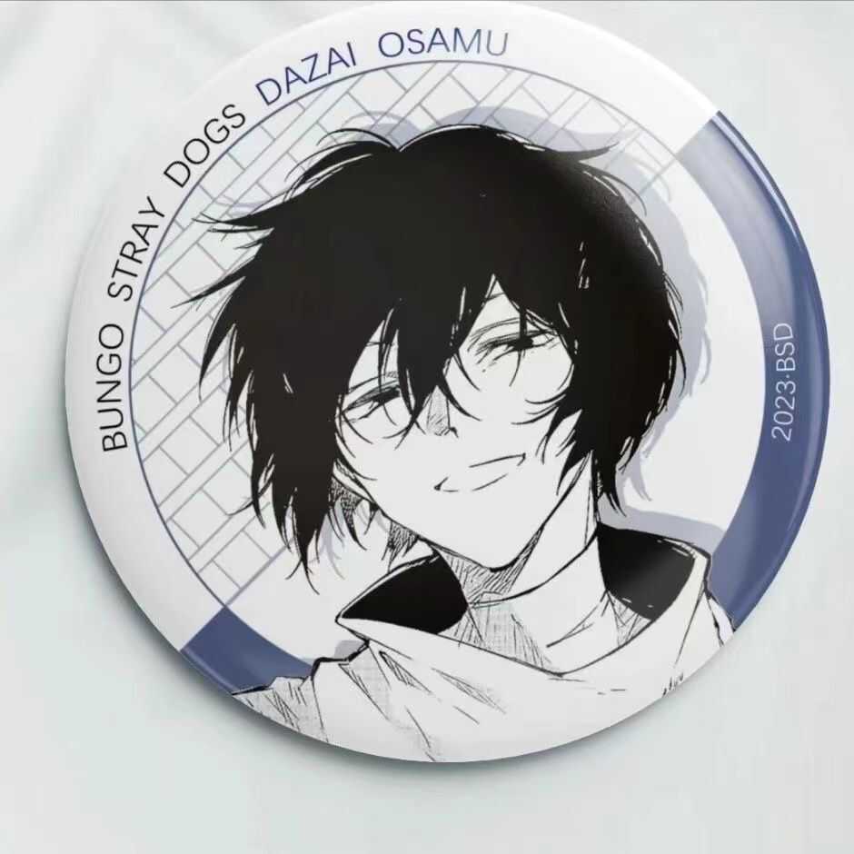 Novo estilo Bungou Stray Dog série Bar emblema broche primavera rio vale Anime Atsushi Nakajima mercadoria