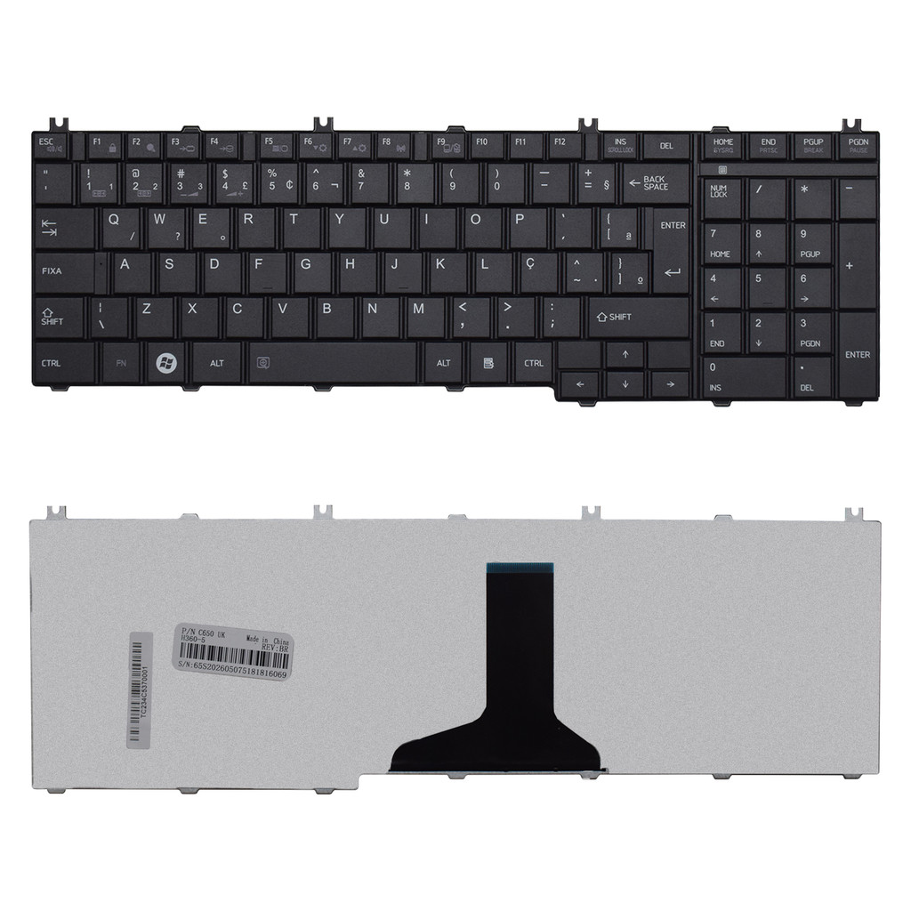 Teclado para Notebook Toshiba Satellite L755-S5103 | Preto ABNT2