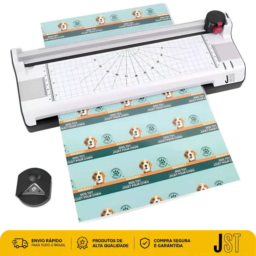 Plastificadora Laminadora Poliseladora Refiladora A4 – 6 em 1 – PL-230E – JST