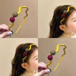 Novo modelo de tiara infantil fofa para meninas, prendedor de cabelo para bebês, ideal para franja e cabelos soltos, não