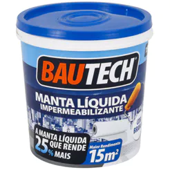 Manta Líquida Impermeabilizante Branca 15 Kilos - 13693 - BAUTECH