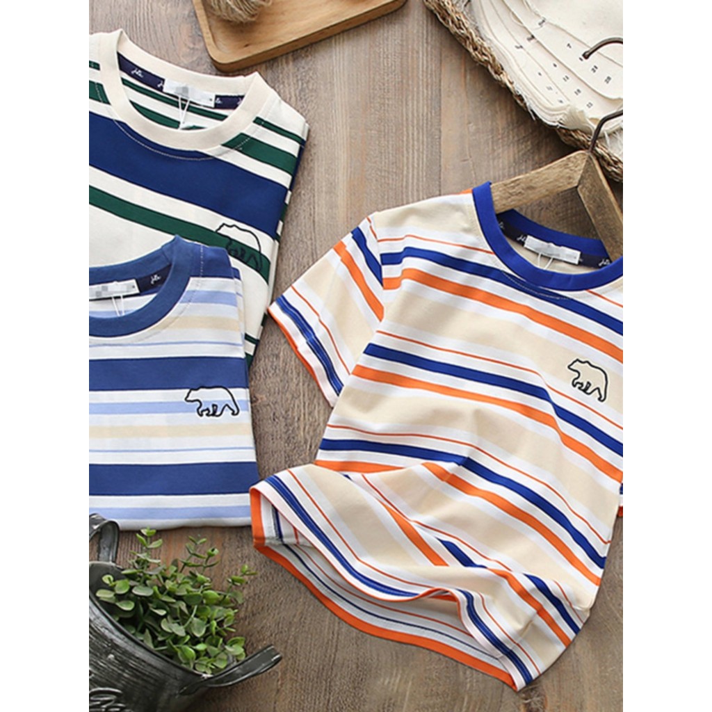 Oferta especial Super econômica comércio exterior roupas infantis meninos camisetas de manga curta crianças grandes em t