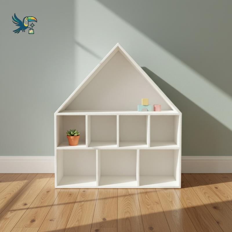 Mini Slots De Armazenamento Em Forma De Casa Branca Ra 7 Para Armazenar Joias Pequenas Lipsti E Decoração De Mesa