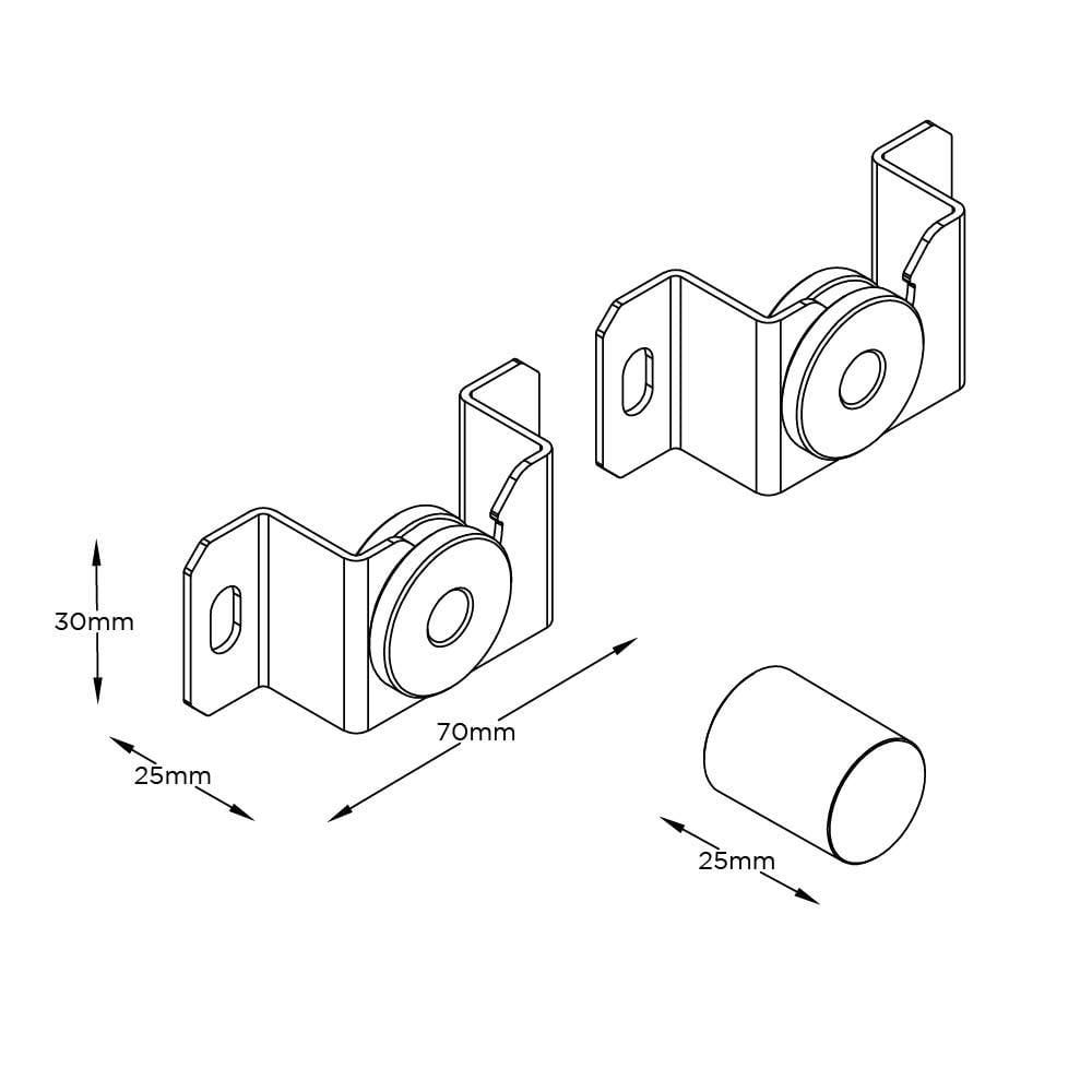 Suporte de TV Fixo Uni80b 14-100" ELG · foto 2