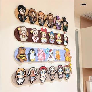 Placa de exibição de ortografia de feijão Placa de feltro DIY Ornamentos de decoração de prateleira Não machucam a pared