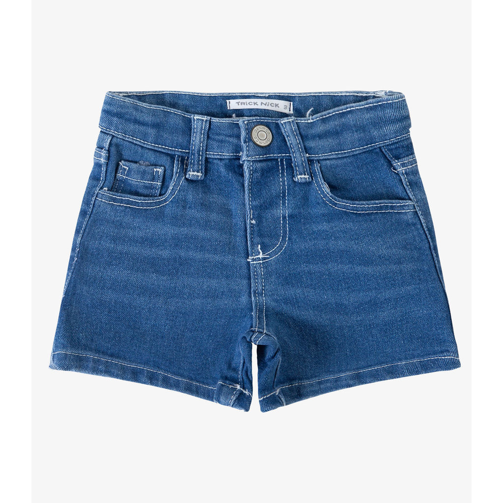 Short Infantil Jeans Com Bolsos Select Azul · foto 2