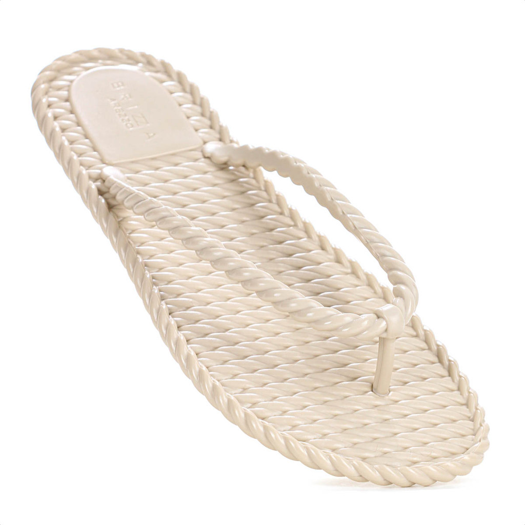 Chinelo Brizza Arezzo Tira Marrocos Off White - Feminino