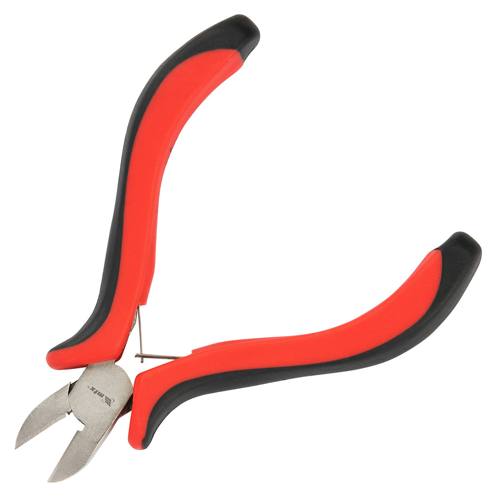 MINI ALICATE CORTE DIAGONAL, NIQUELADO, CABO DUPLA INJECAO, 5POL., 130MM, 1PC // MTX em Oferta na Shopee