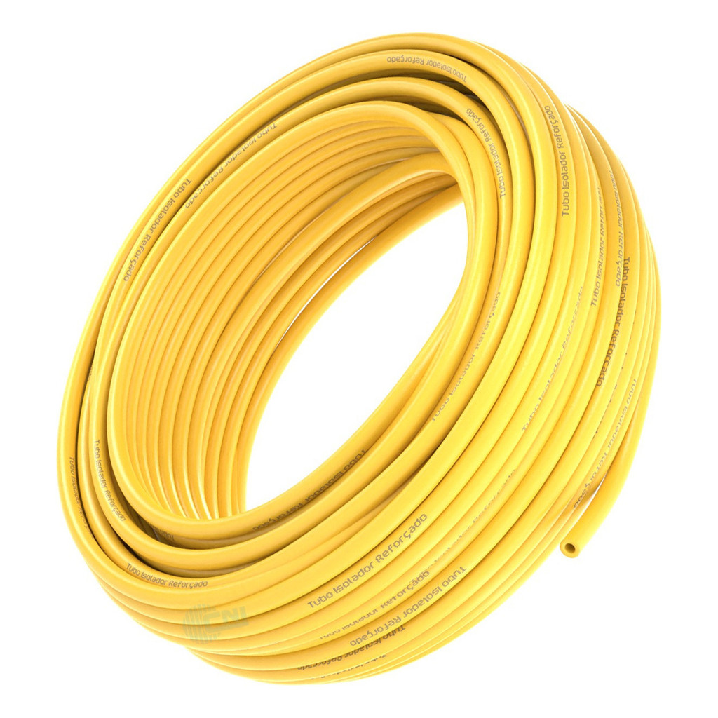 200m Tubo Isolador 3/8 10mm Cerca Elétrica Proteção Solar Uso Rural Amarelo Proteção Do Fio