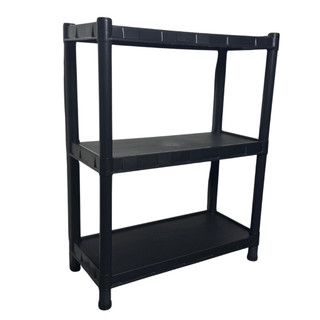 Estante Prateleira Modular Multiuso Organizadora Plástico Com 3 Prateleiras Reforçado - COM PEZINHOS