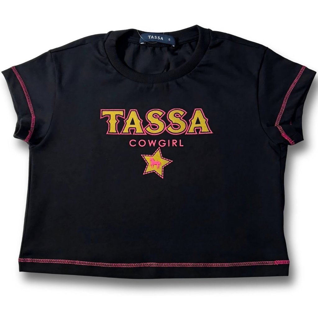 T-Shirt Country Infantil Feminina Estampada Original Tassa