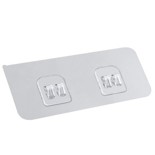 Kit c/ 10 Ganchos Duplos Auto-Adesivo  Para Preteleita de Encaixe WL-2534 em Oferta na Shopee