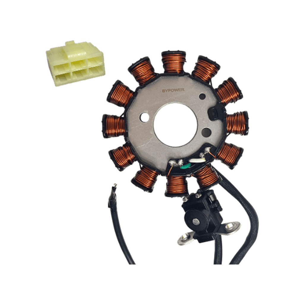 Estator com Bonina de Pulso Honda Biz 125+ 09...10 / Biz 125 ES Flex 09...10 / Biz 125  KS 09...10