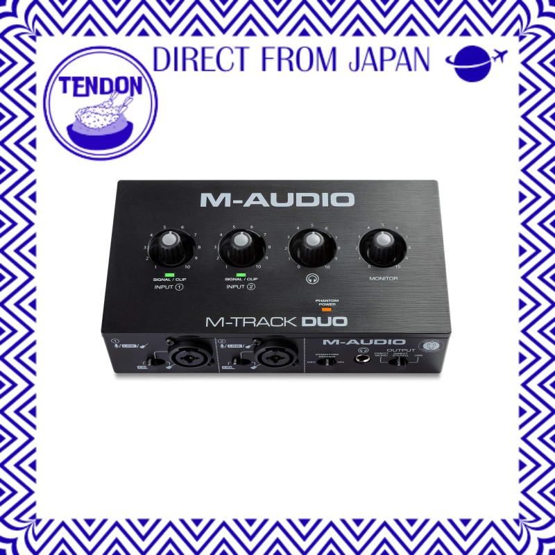 【DIRETO DO JAPÃO】M-Audio interface de áudio USB com software de produção musical para Mac e Windows — baixa ruído, para