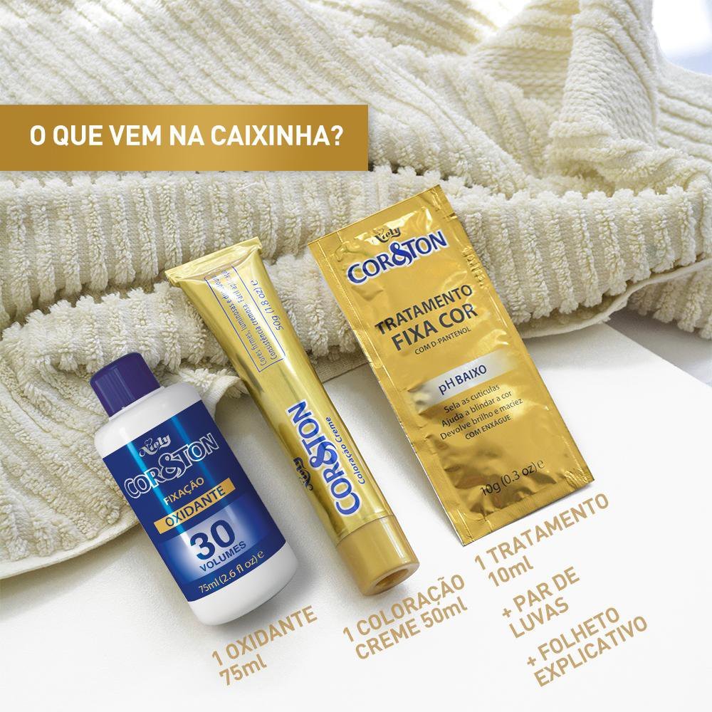 Detalhes do Coloração Niely Cor&Ton Louro Médio Cinza 7.1