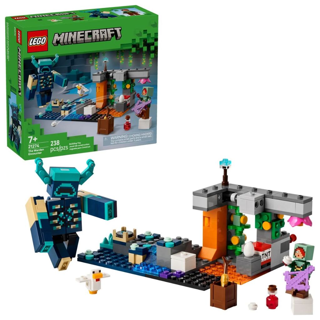 Minecraft O Encontro do Guardião 238 Peças 21274 - Lego