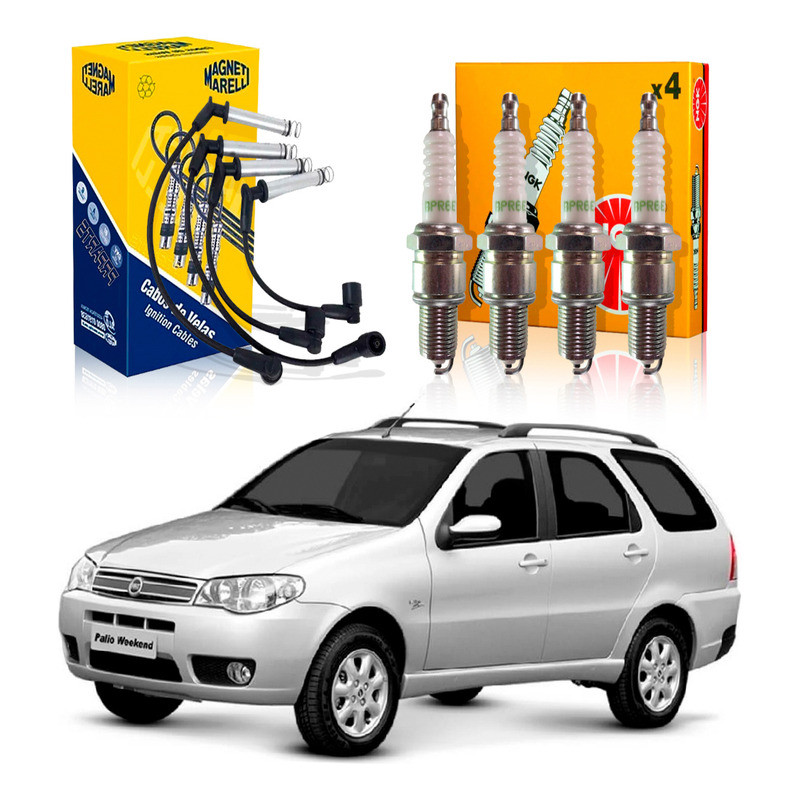 Kit Vela Ngk Cabo Palio Weekend 1.8 8v 2003 A 2008 em Oferta na Shopee
