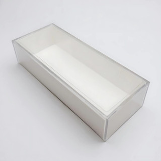 Caixa Retangular Acetato 69 - Fundo Branco - 23,5x8,5x4,5cm - 20 unidades - CAC - Rizzo em Oferta na Shopee