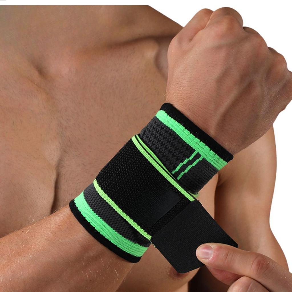 Munhequeira Compressão Suporte Pulso Com Velcro Ajustável Fitness Esportiva Crossfit