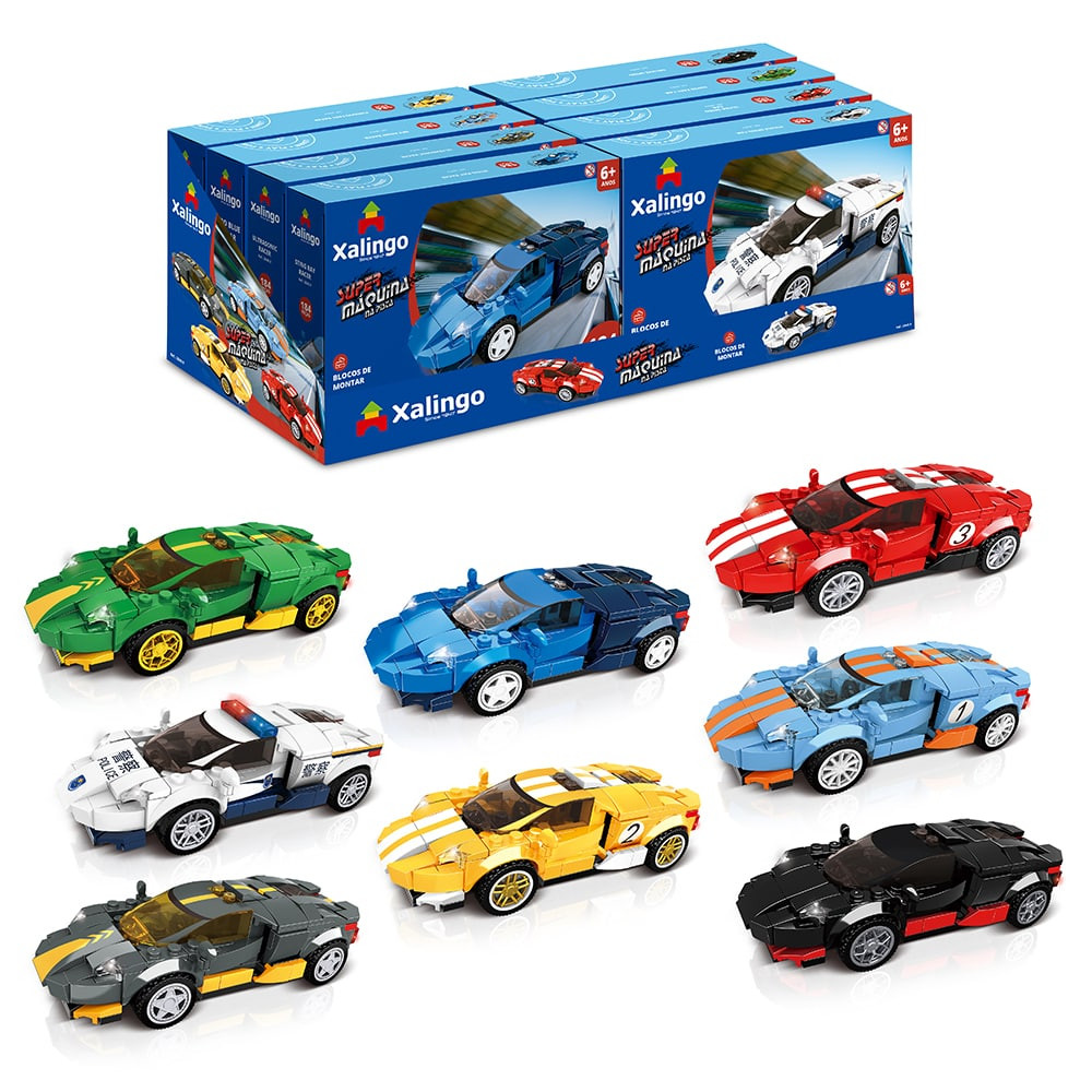 Brinquedo Xalingo Carro de Montar Sting Ray Racer 🚗 184 Peças