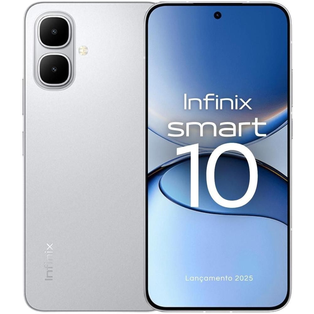 Celular Infinix Smart 10 8GB Ram Boost 128GB Tela 120Hz 5000mAh NFC IP64 Dual Speaker